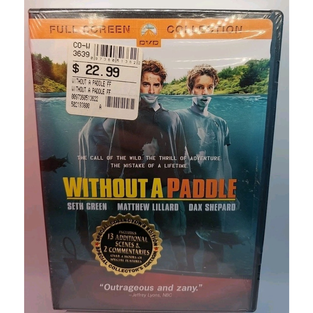 Without A Paddle (DVD, 2004, Special Collectors Edition, Region 1) New Sealed